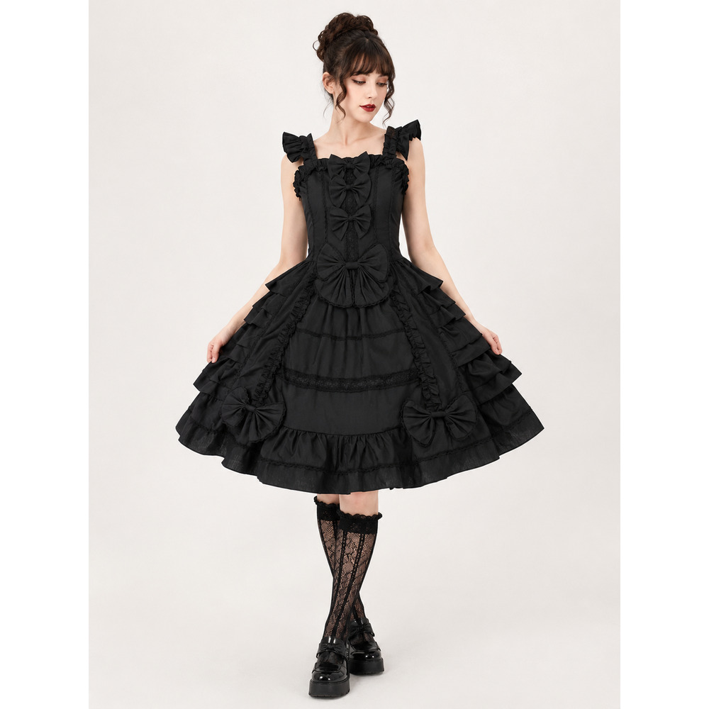 Women's Whimsigoth Victorian Vampirecore Dress Cosplay Dark Coquette Small